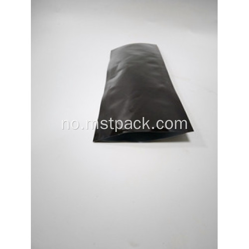 Ren svart rektangelemballasjepose